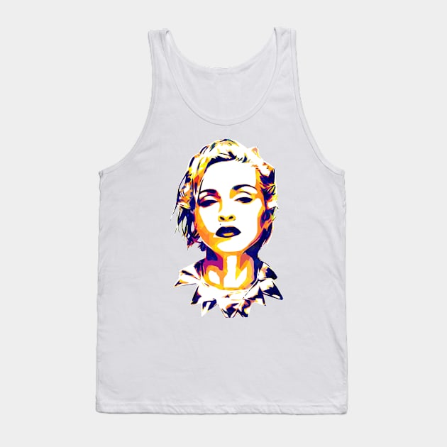 Madonna Pop Art Tank Top by Creativedy Stuff